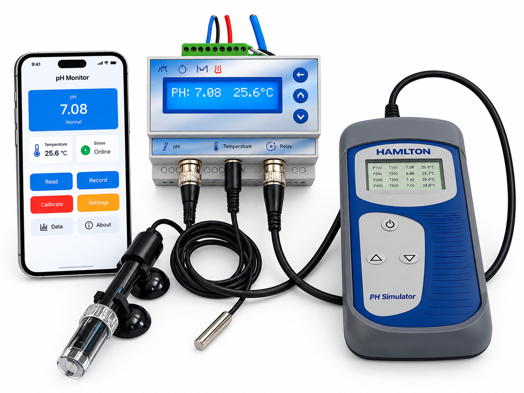 INDUSTRIAL: Wi Fi Ph and Temperature Controller Smart Water Quality & Thermal Automation