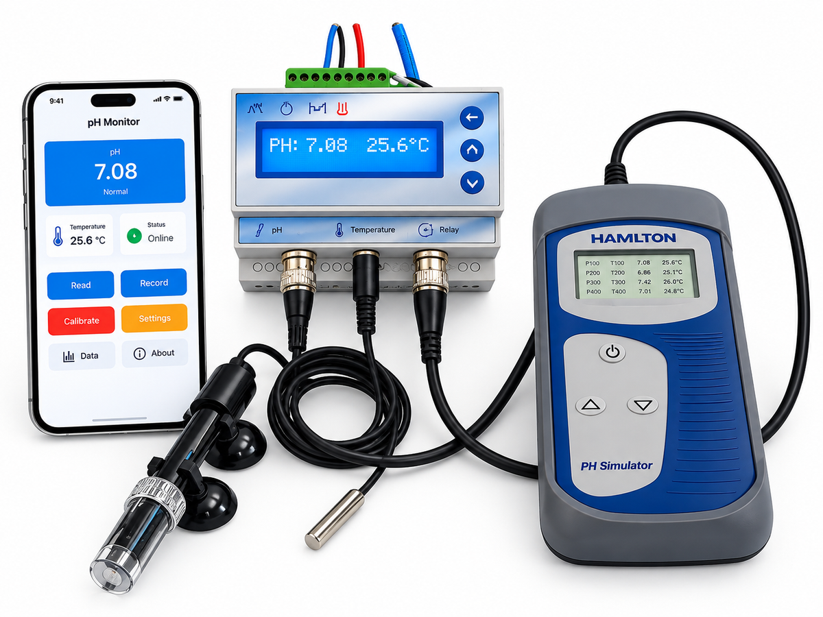 INDUSTRIAL: Wi Fi Ph and Temperature Controller Smart Water Quality & Thermal Automation