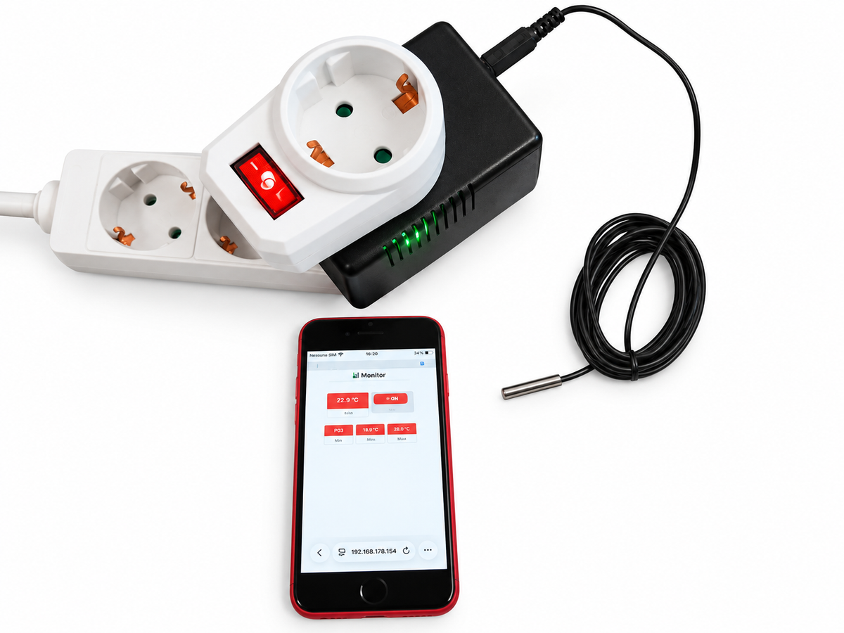 Smart Plug Power Control for Automation Systems for EC and Temperature